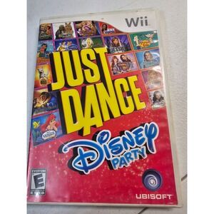 Just Dance Disney Party Nintendo Wii Video Game Disc Case Manual